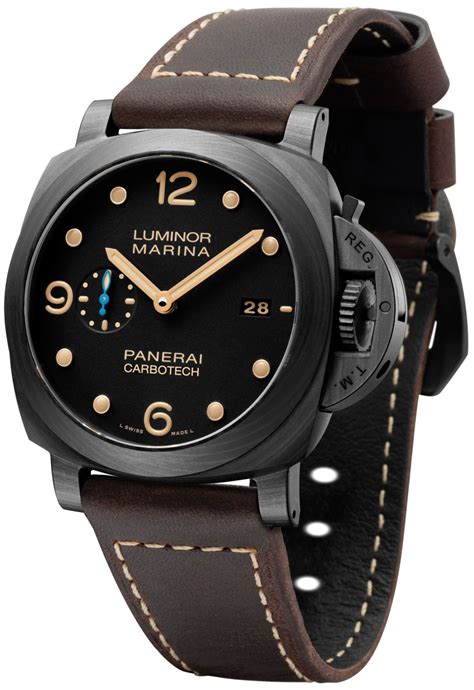 luminor marina panerai carbotech|luminor marina panerai automatic price.